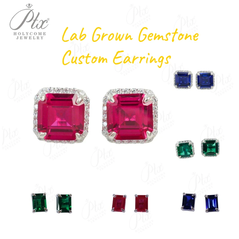 

Серьги на заказ с драгоценными камнями, изумрудные/рубиновые серьги из серебра 925 пробы, подарок, гипоаллергенные, устойчивые к выцветанию, прямая продажа с фабрики, очаровательные ювелирные изделия