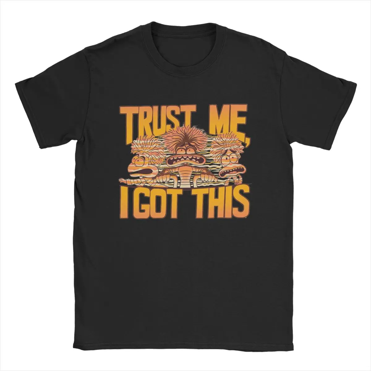 Trust Me I Got This Insides Anxiety Outs T Shirt for Men Cotton T-Shirts Round Neck Tee Shirt Short Sleeve Clothes Plus Size