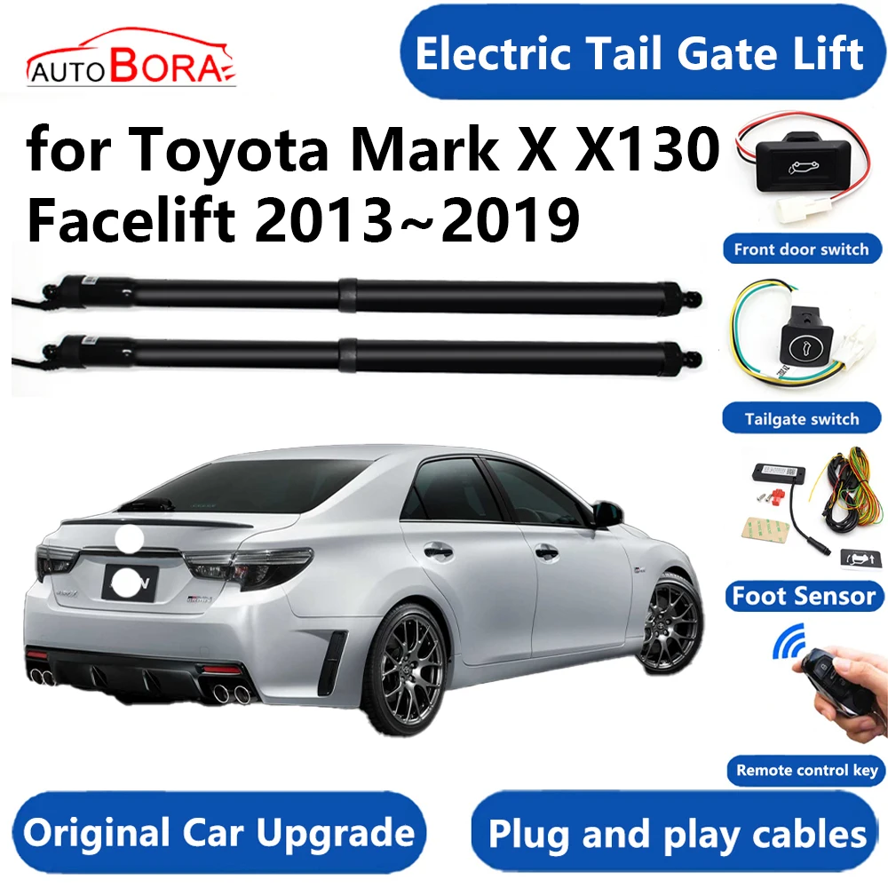 Car Electric Tail Gate Lift System Power Liftgate Kit Auto Automatic Tailgate Opener for Toyota Mark X X130 Facelift 2013~2019