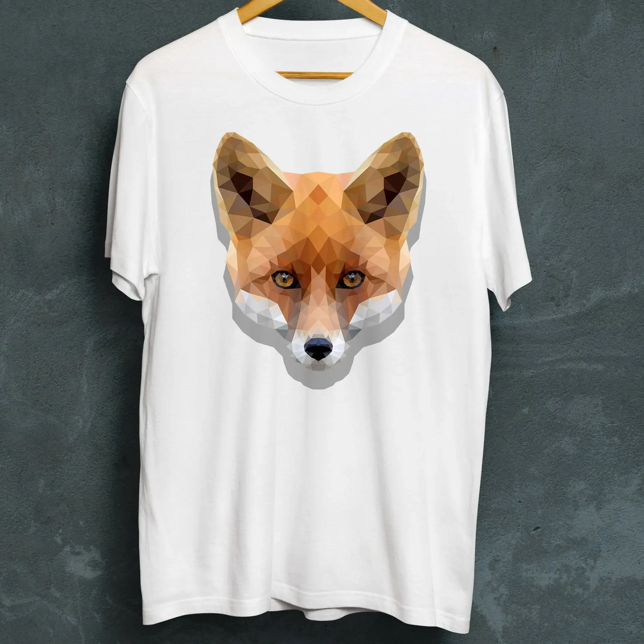 Women T Shirt Casual Ladies Basic O-collar Short Sleeved Scandinavian Fox Print Harajuku Top Women T-shirt Fashion Girl Top