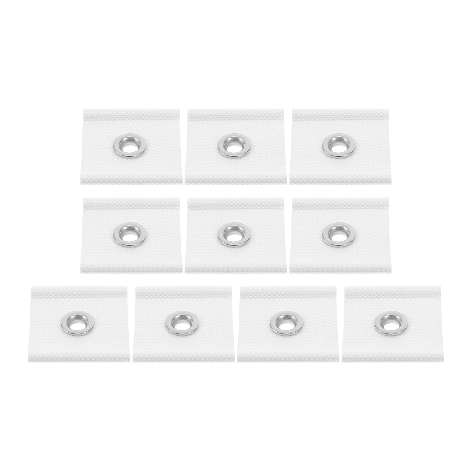 

10Pcs Rv Awning Hook Piping Rail Lightweight Durable PVC Coated Fabric Outdoor Awning Eyelet Fastener Accessories