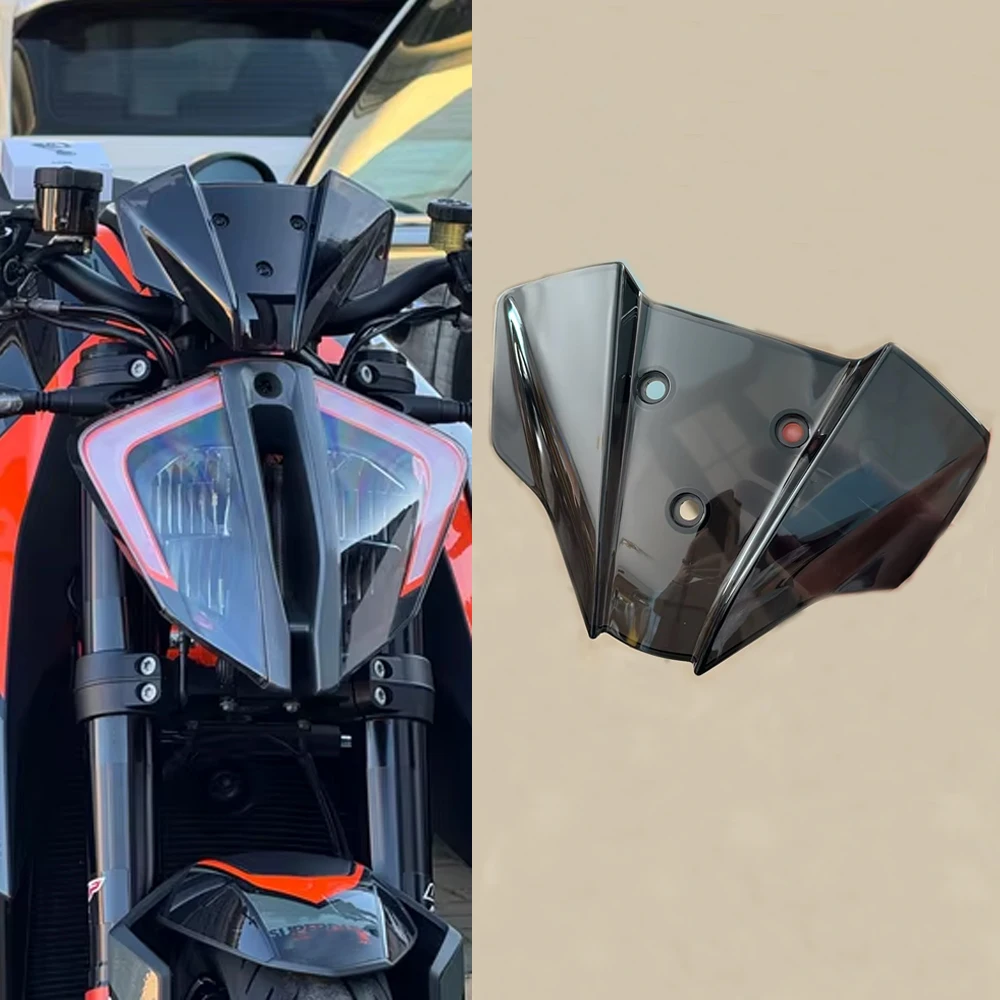 For 1290 Super Duke R Windscreen Windshield Headlight Fairing Motorcycle Accessories Flyscreen RR EVO 2020 2021 2022 2023 2024