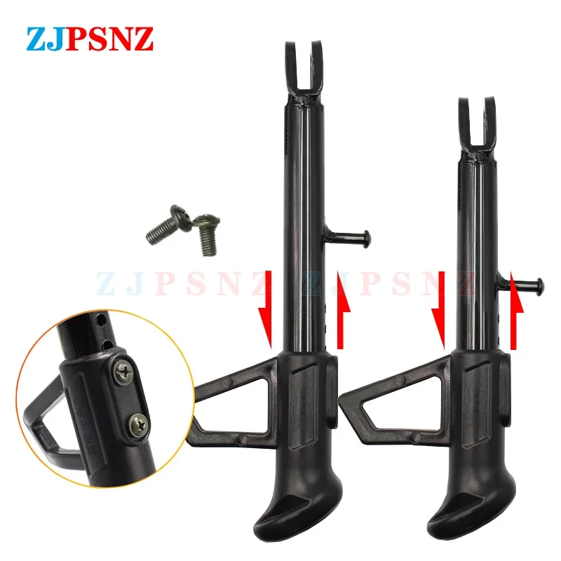 Motorcycles Scooter Kickstand Side lining Stand Kick Foot Bracket With Spring Bolt Hole Distance Adjustable 14/16/18/20/22/24cm