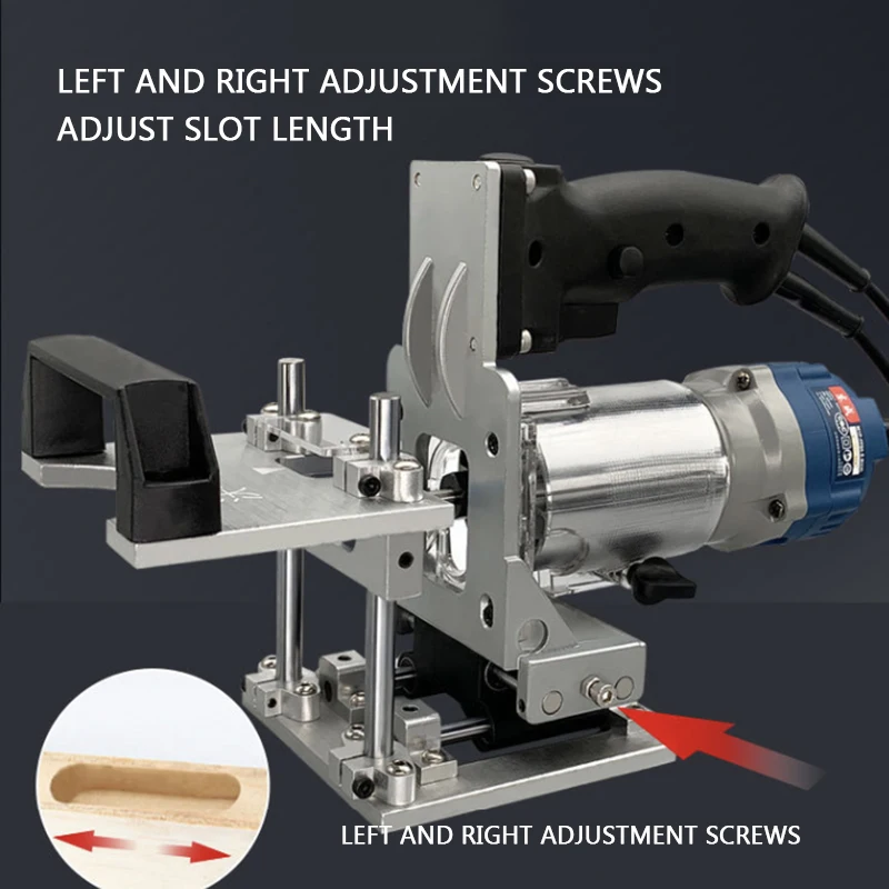 Woodworking New Lightweight Two-In-One Small Portable Slotting Rack Mold Trimming Milling Cutter Connection and Positioning