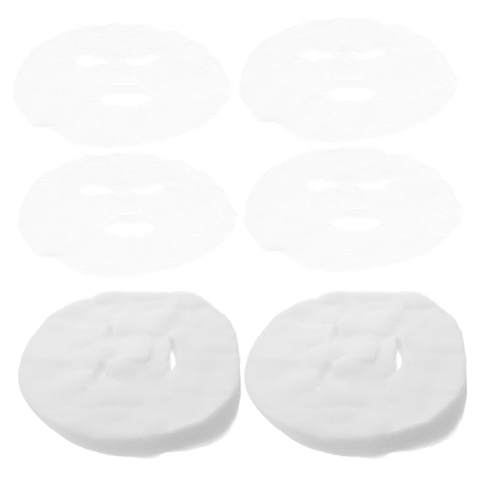 

100 Pcs Round Gauze for Face Facial Mask Film Spa DIY Masks Accessory White Skincare