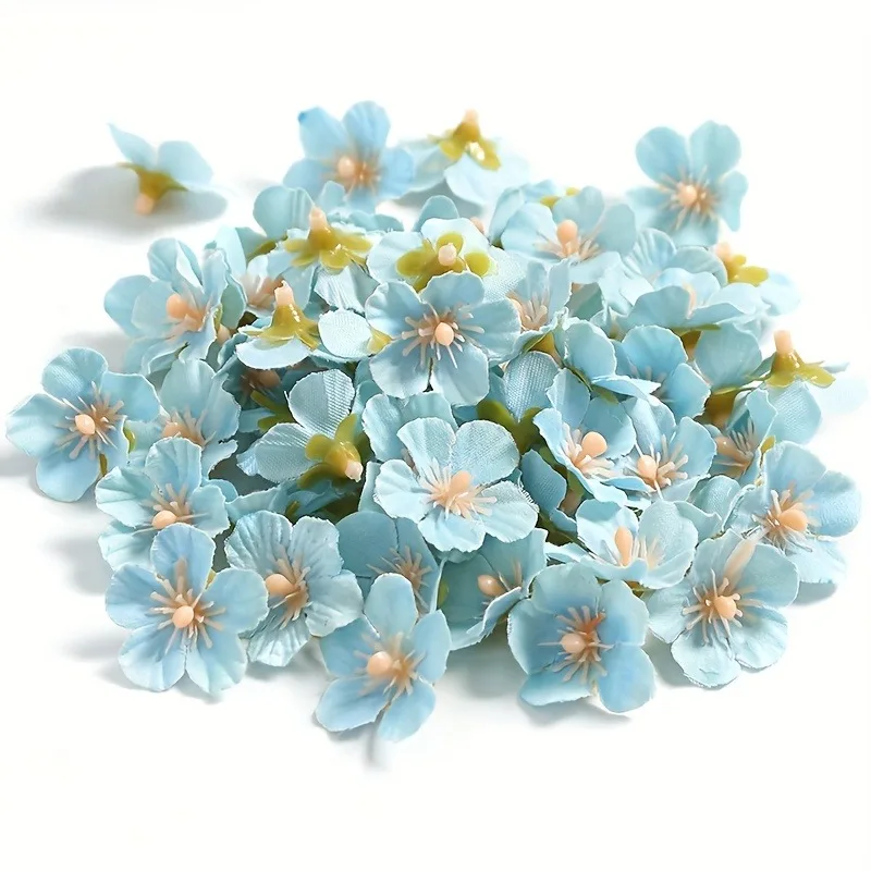 30/50/100 Stück künstliche Blumen Kopf 2,5 cm gefälschte Blumen für Heimdekoration Hochzeitsdekoration DIY handgemachte Girlande Geschenke Zubehör – Detail 11