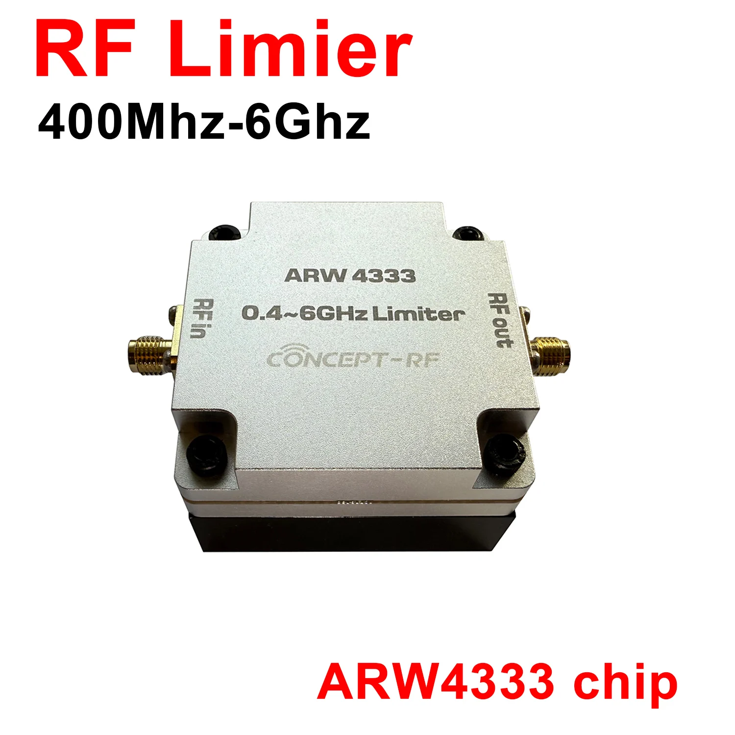 

ARW4333 0.4-6ГГц PIN-диодный ВЧ-ограничитель мощности 42дБм CW / 48дБм импульсный для радиолюбительских LNA усилителей, микшеров, приемников, защита