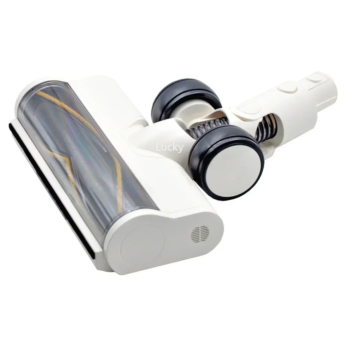 Sikat Lantai Elektrik Vacuum Update untuk Dreame T30 R10 R30 R20, Kepala Sikat Rol Lembut dengan Lampu Debu LED