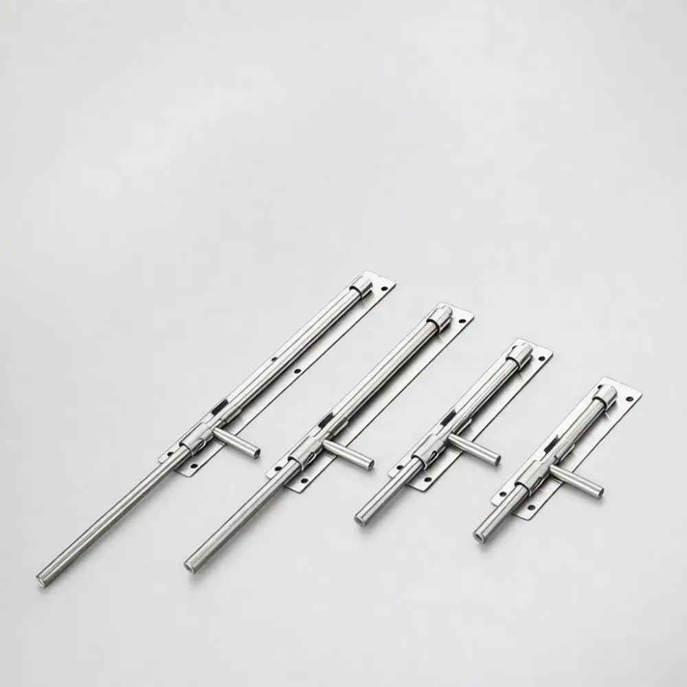 Security Floor Bolt Latch Heavy Duty 304 Stainless Steel Solid Door Lock For Garden Gate Fencing Home Hardware