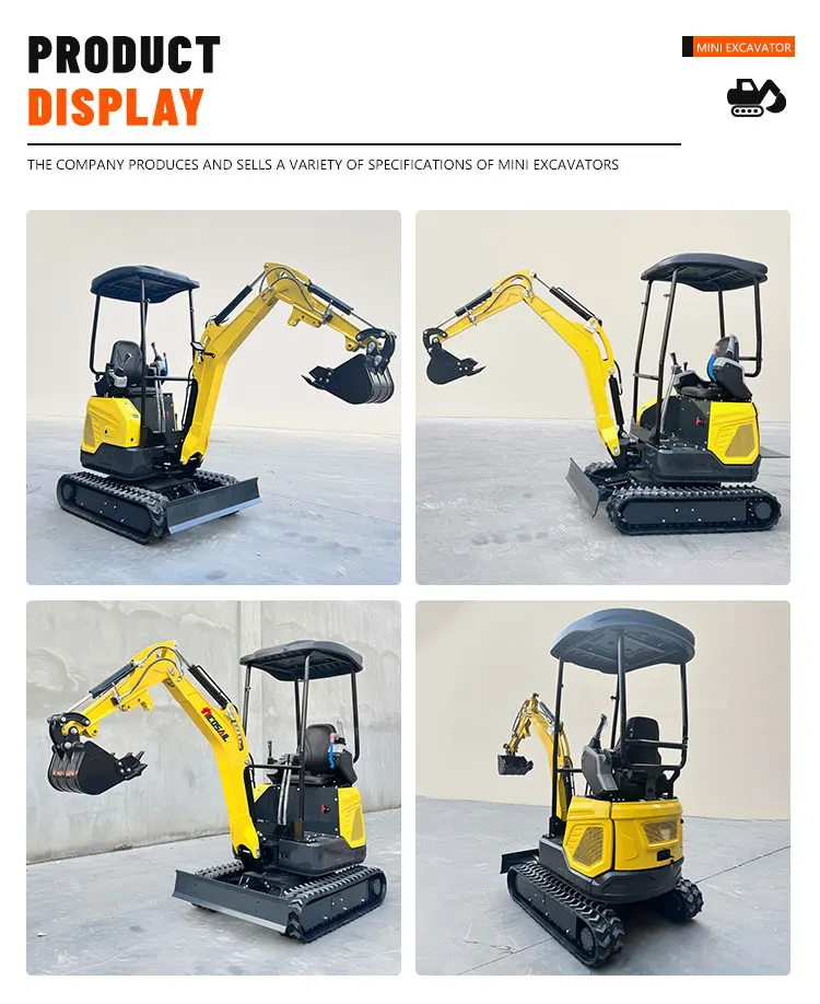Maßgefertigter Motor-Minibagger OKW18 Wartungsfreundliches Kleines Baggergerät – Detail 5