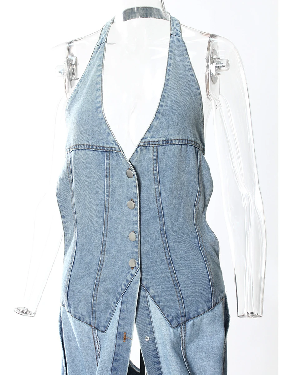 TWOTWINSTYLE Designer Loose Chic Jackets For Women Lapel Long Sleeve Streetwear Patchwork Pockets Coats Female Fashion Style New