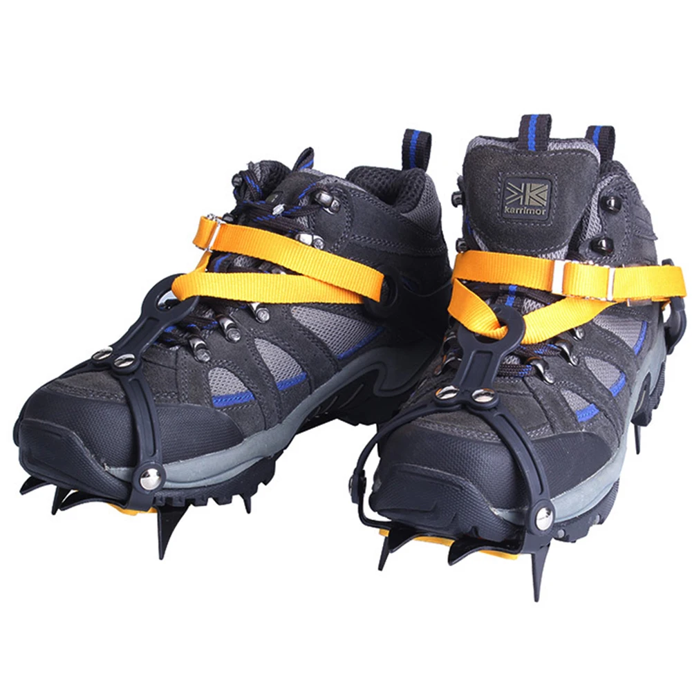 10/19/24Teeth Crampon Mountaineering Snow Antiskid Crampon Shoe Cover Ice Grasping Skiing Claw Hiking Climbing Protection Gear