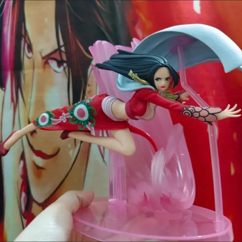 Figuur Bandai Banpresto Een Stuk BRC Boa Hancock Combat Log Perifere Ornamenten Trendy Speelmodel Decoratie Kinderen Geschenken