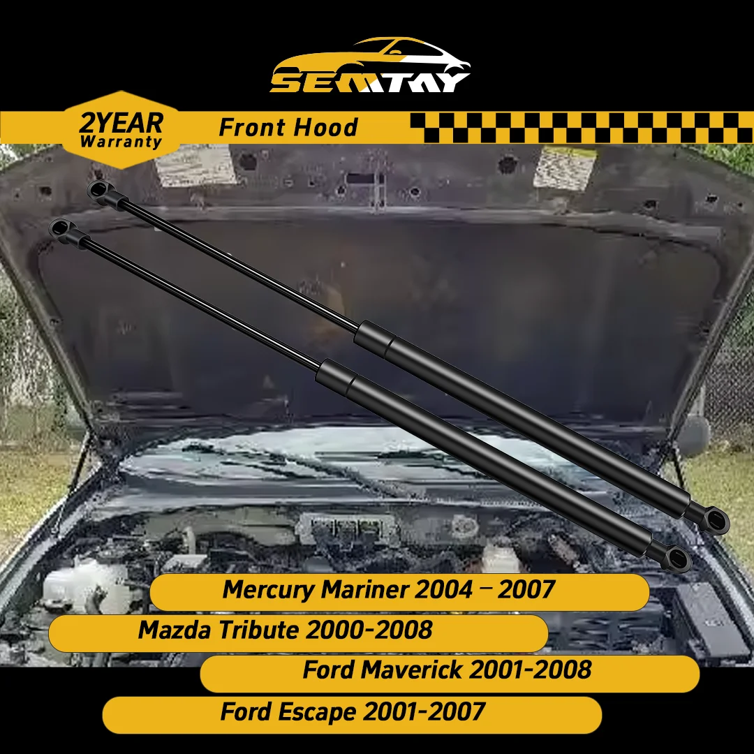 

Стойки капота SEMTAY, совместимые с Mercury Mariner 2004–2007/Ford Maverick 2001–2008, амортизаторы поддержки подъема капота, демпфер