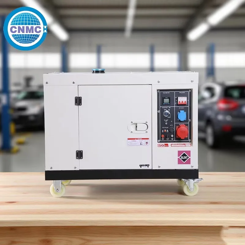 Customized 5KVA 10KVA 15KVA Silent Diesel Generator Set Portable Emergency Power Supply Home Outdoor Use Weichai 50Hz 60Hz
