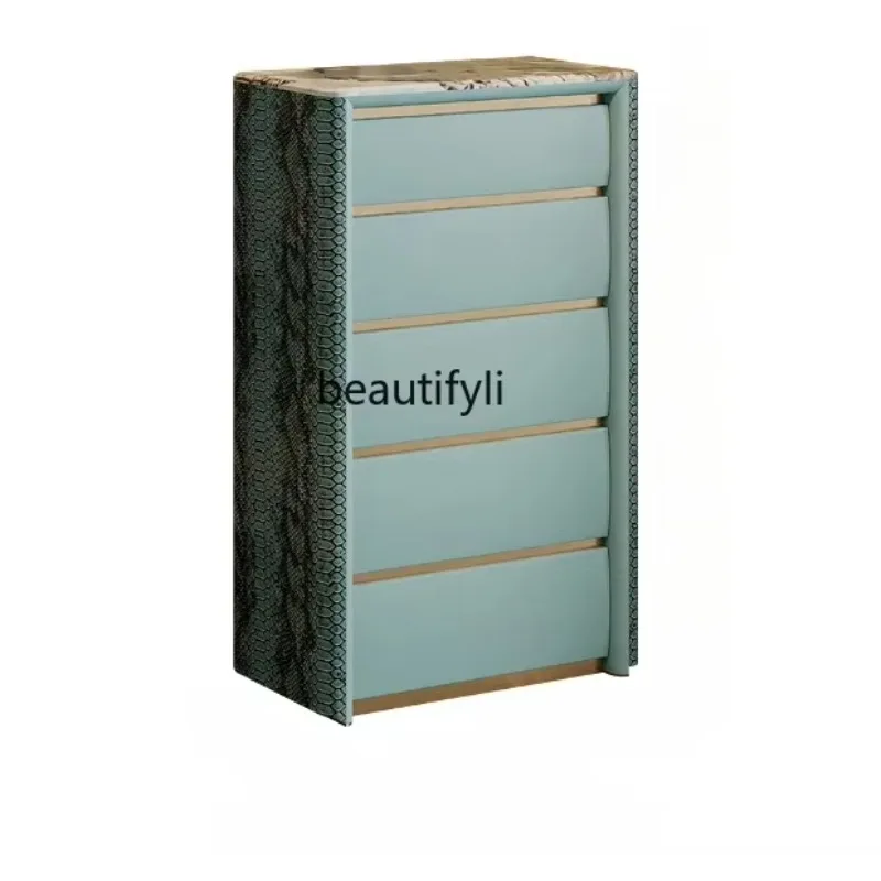 

R0R Light luxury Italian modern bucket cabinet high-end custom bedroom drawer storage cabinet