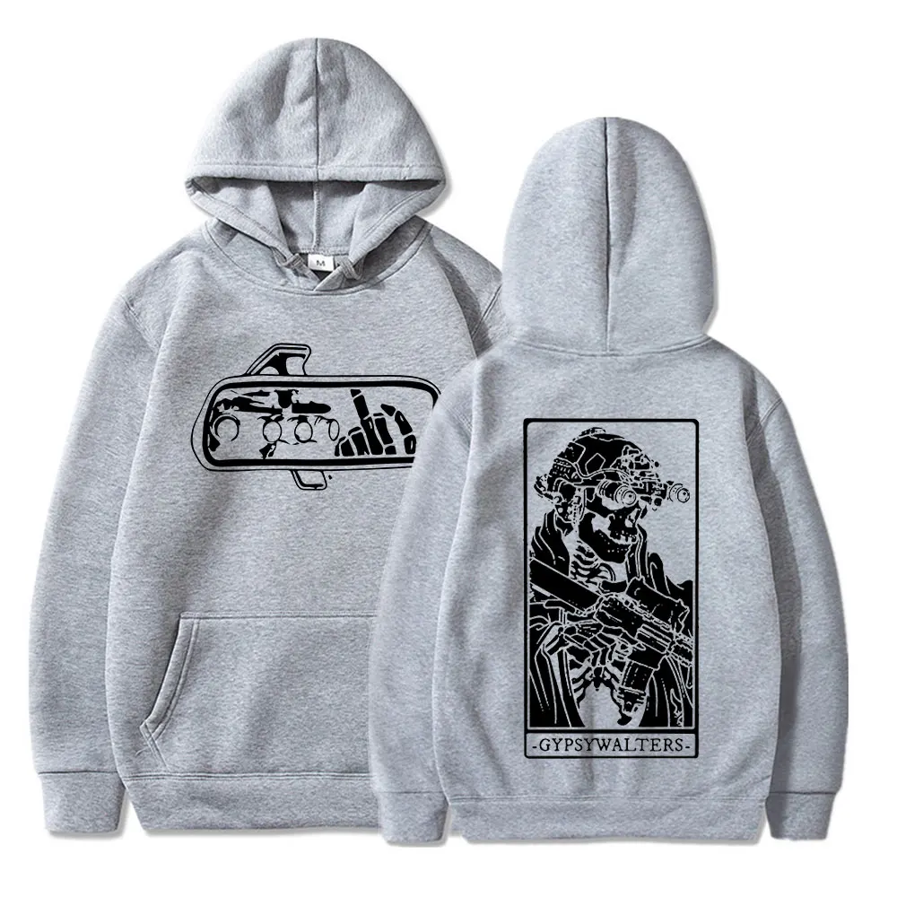 Forward Observations Group GYPSYWALTERS Hoodie Men's Vintage Skeleton Graphic Hooded Sweatshirts Oversized Hoodies Streetwear
