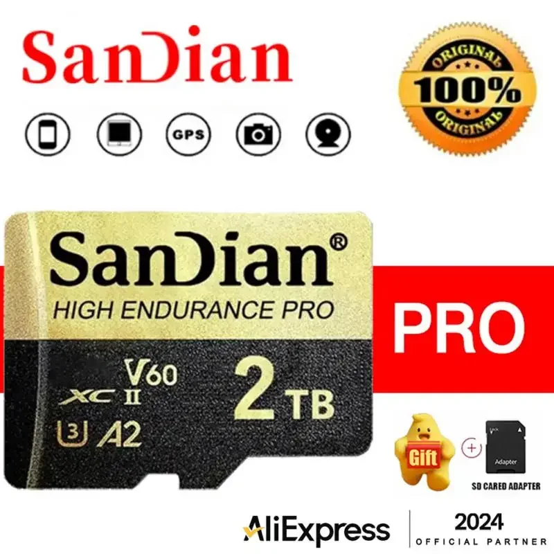 Micro TF SD Card High Speed SD Memory Card 128GB 256GB 32GB 64GB SD Card U3 A2 TF Flash Card for Phone Camera table PC