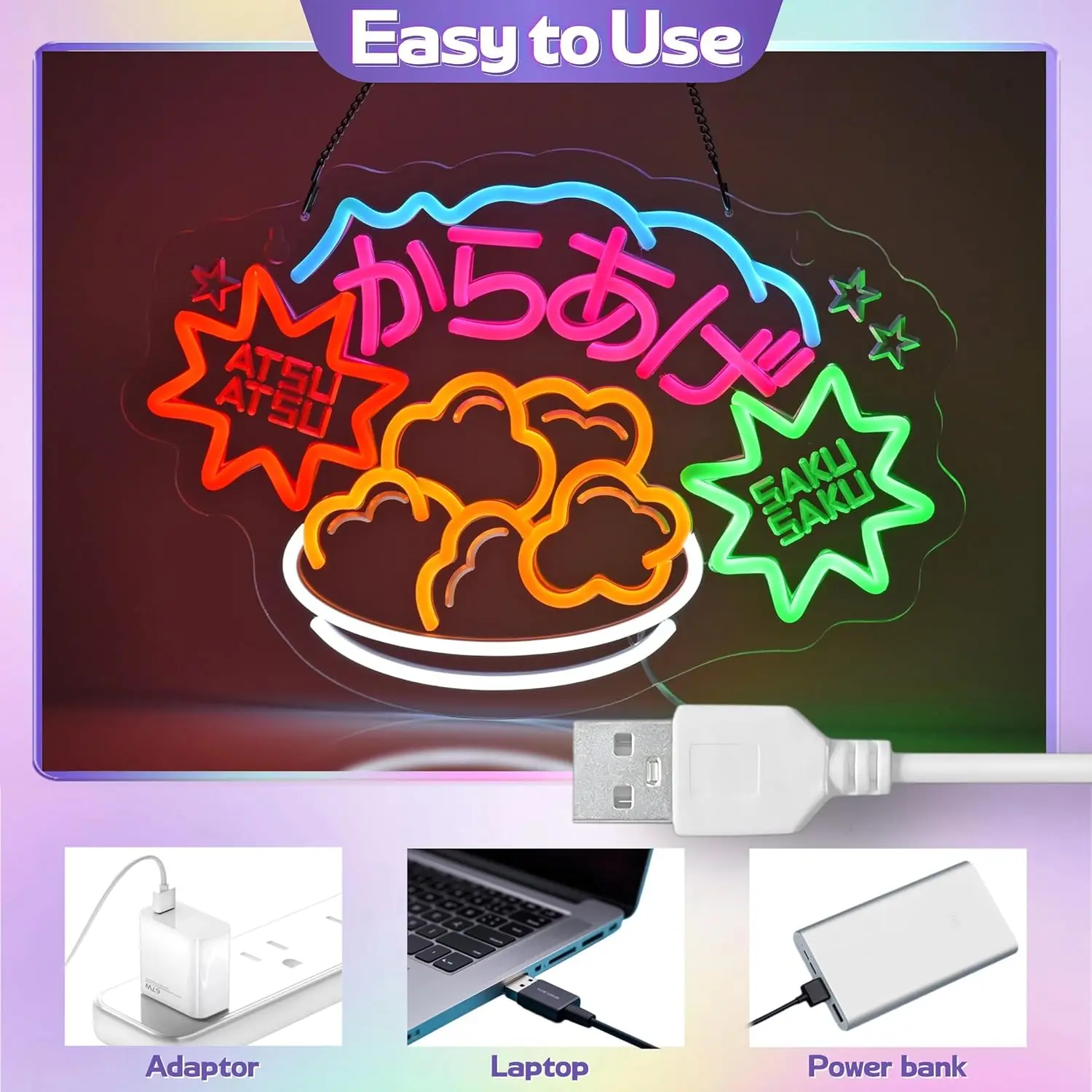 Deep Fried Chicken Neon Light LED Neon Sign for Store for Bar Coffee Shop Fast Food Restaurant Party Gift for Chicken Lovers