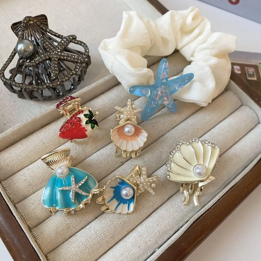 

Hair Clip Starfish Hair Claw Hair Accessories Hair Rope Strawberry Mini Hair Claw Mini Hair Claw Hair Ornaments