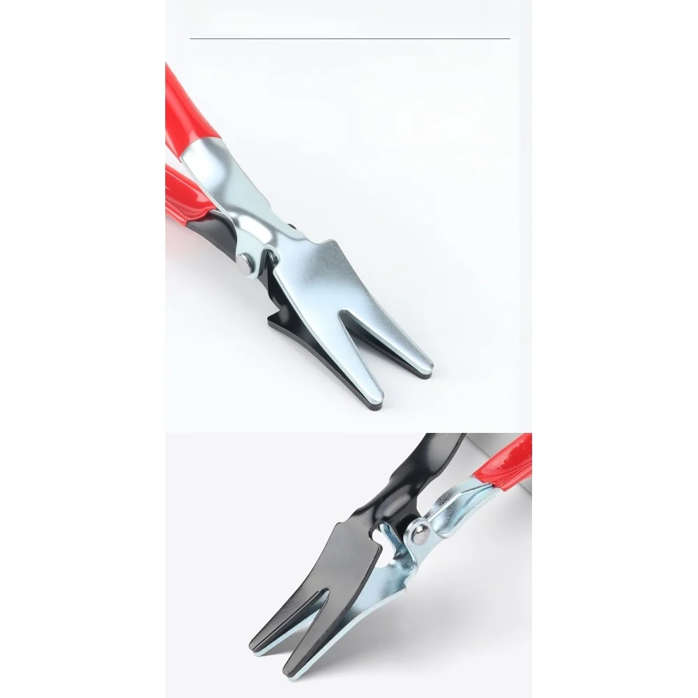 Red 45 Steel Fuel Hose Separator Pliers Car Oil Line Removal Tool For Automotive Pipe Detacher Hand Workshop Equipment