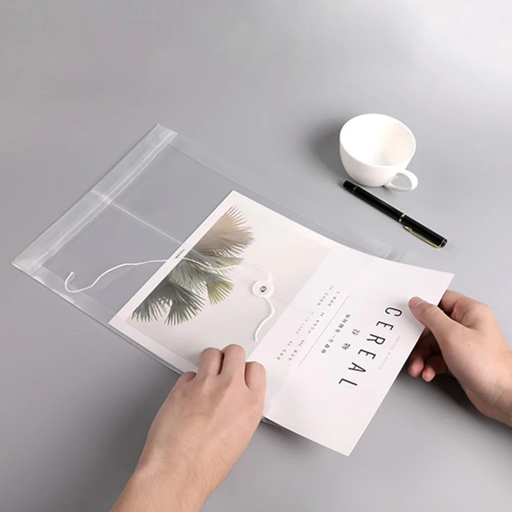 

Heavy Duty Transparent Document Sleeves Clear Visibility For Quick Access. Home Document Storage Solution