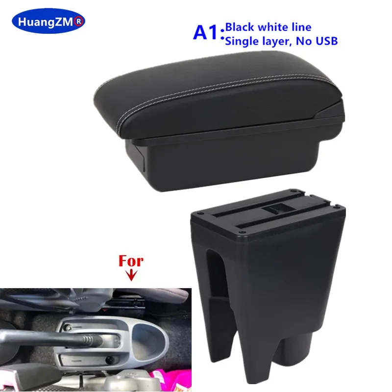Voor Peugeot 107 Armsteun doos Voor Citroen C1 Toyota Aygo BJ Auto Armsteun opbergdoos Gewijd Retrofit Interieur Auto Accessoires
