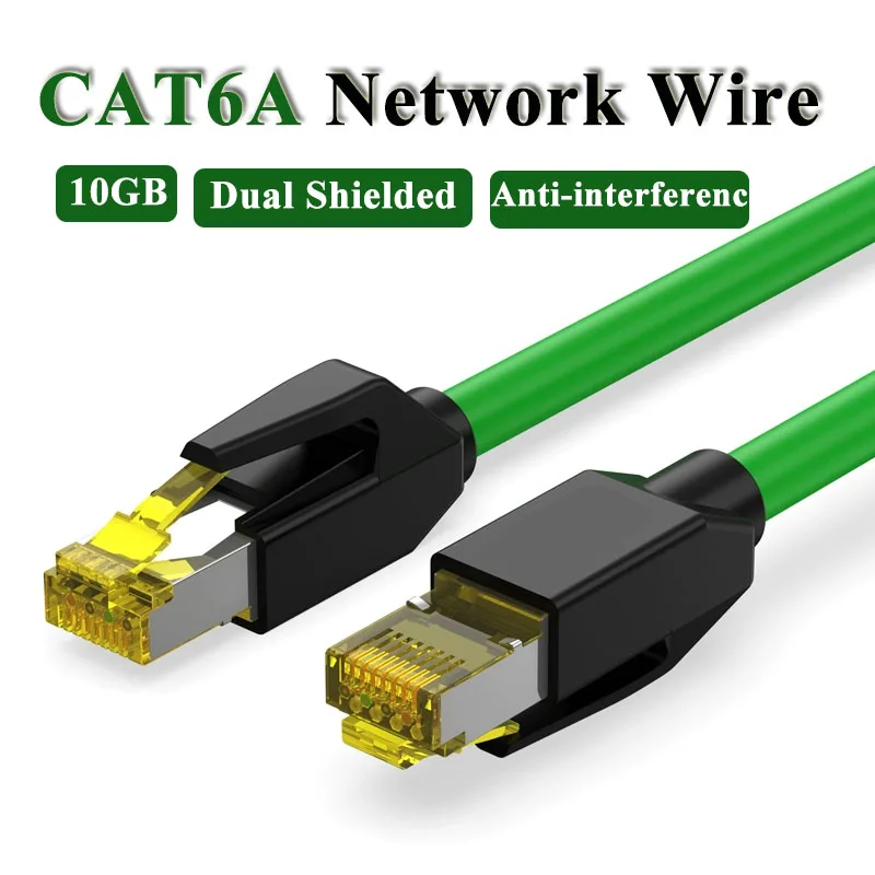 

CAT6A Industrial Ethernet Cable Servo Hight Flexibility Profinet Gigabit RJ45 Network Wire Dual-Shielded Jumper EtherCAT Line