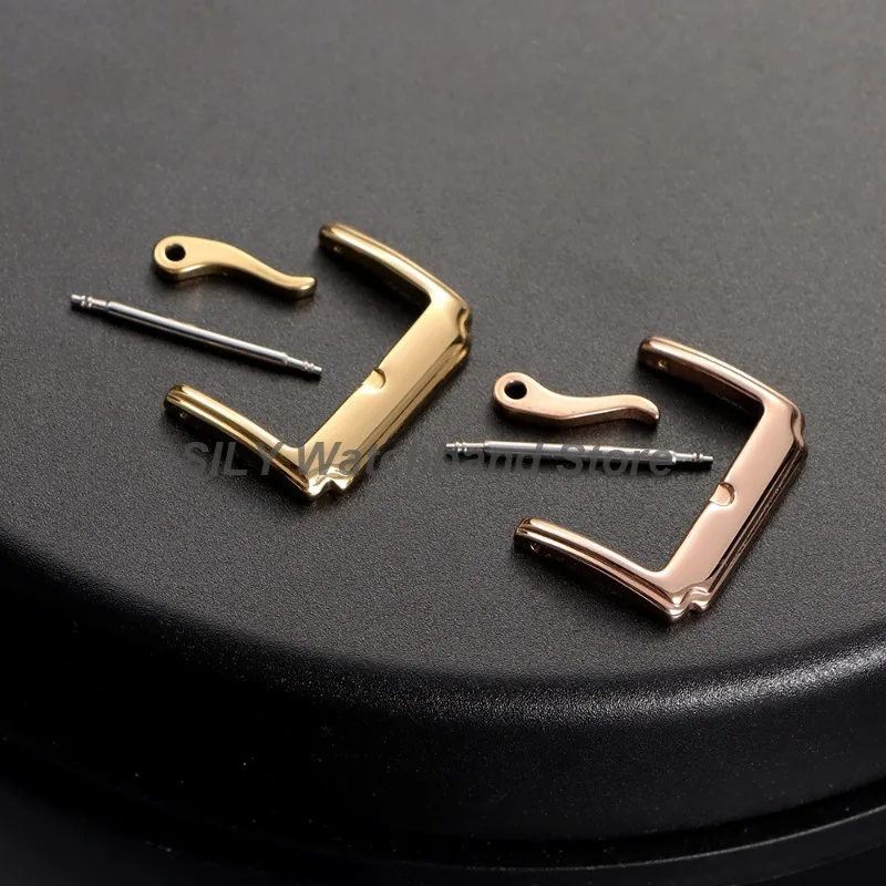 حزام الساعات دبوس مشبك مشبك ساعة الفولاذ المقاوم للصدأ ساعة زر 18 مللي متر 20 مللي متر 22 مللي متر مشبك ساعة حزام الساعات دبوس المشبك اكسسوارات #6