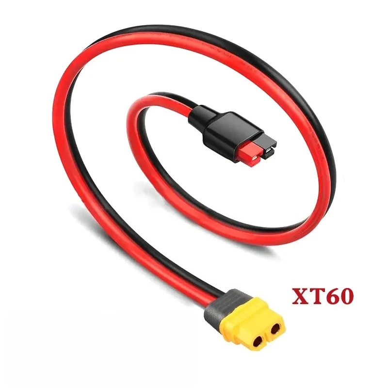 

Andeson to XT60H-F Model Aircraft Connector 45A Interface XT60 Female Adapter Cable 12AWG Silicone Wire Lithium Battery Plug