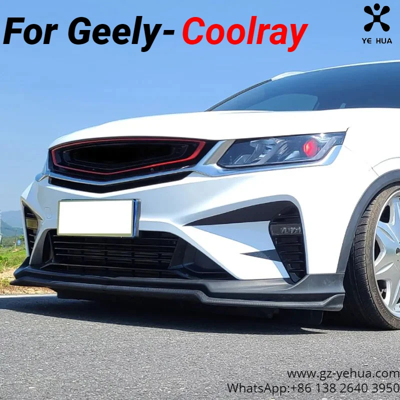 For Geely Coolray 2018-2021 BinYue Modified Colorful Front Fog Lamp Film Sticker Car Accessories for Vehicles Parts