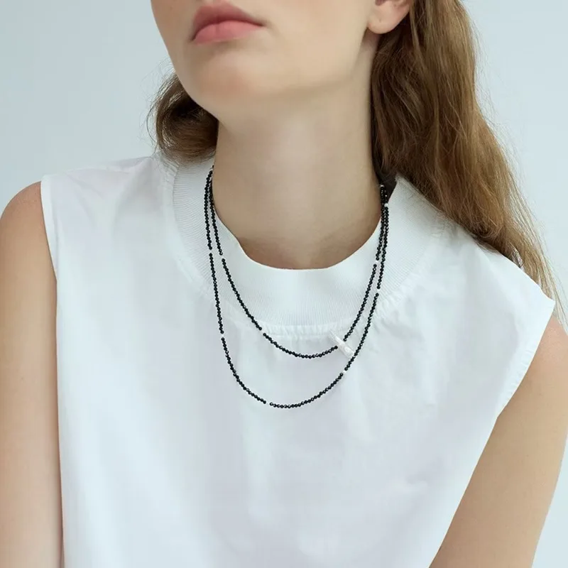 

Qingdao Jewelry High-end Long Freshwater Pearl Necklace Women's Light Luxury Niche Autumn and Winter Jewelry New Products
