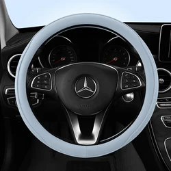 Car Anti-Slip Leather Steering Wheel Cover Universal Car Steering Wheel Protective Cover Fashion Style 38cm Sport Style Cool