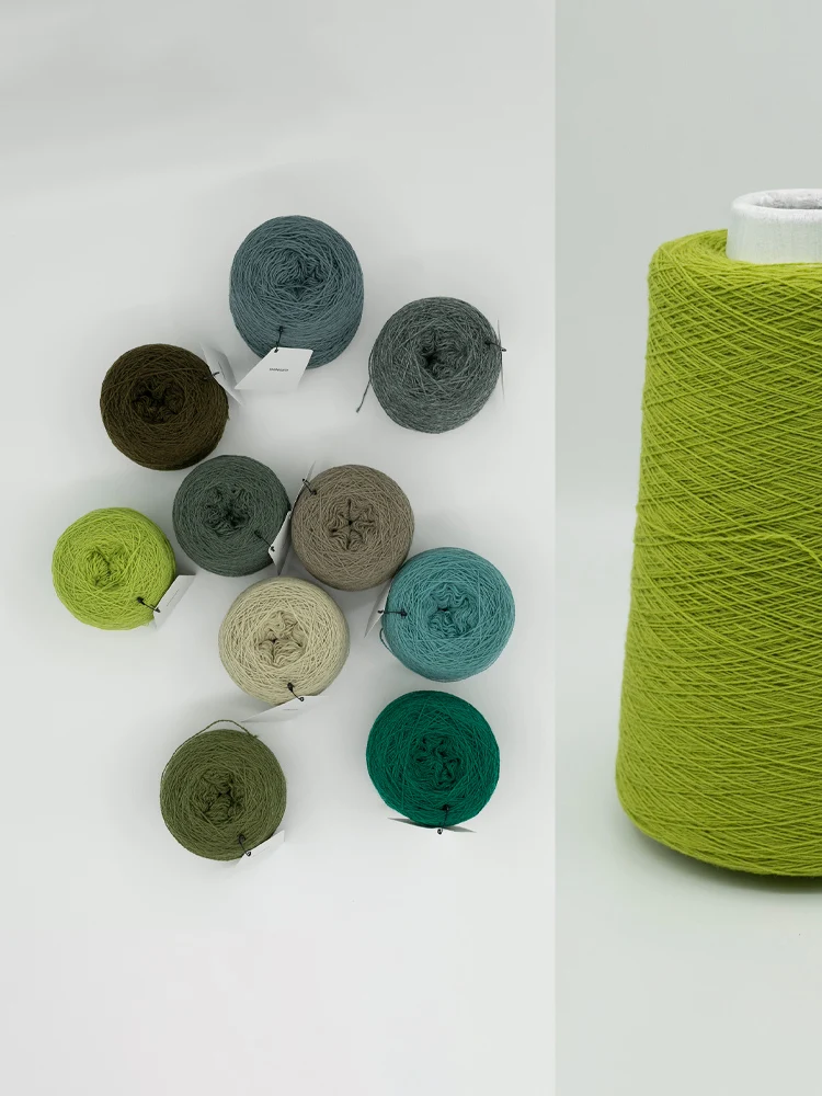 

Пряжа из мериносовой шерсти THINGER, 2-слойная, 26-ниточная | Пряжа для вязания и ткачества серии Green, среднетонкая шерстяная пряжа для пошива одежды