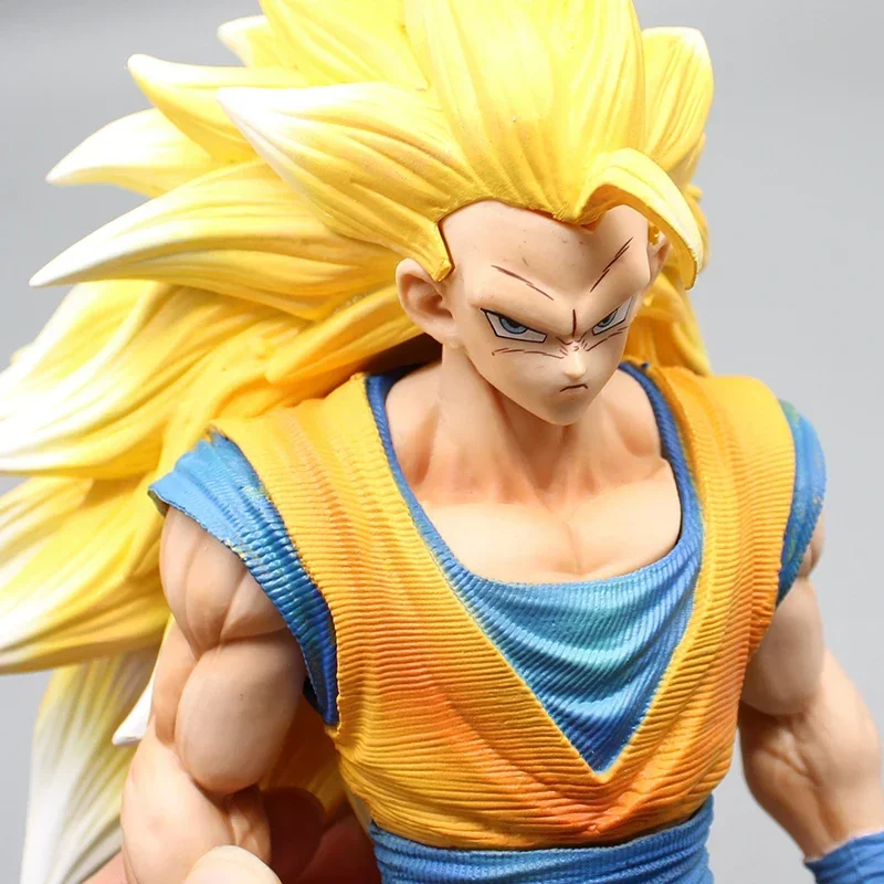 Buste de Goku en PVC de 20cm, figurine d'action Son Goku Super Saisuperb, 3 statues, collection de jouets miniatures