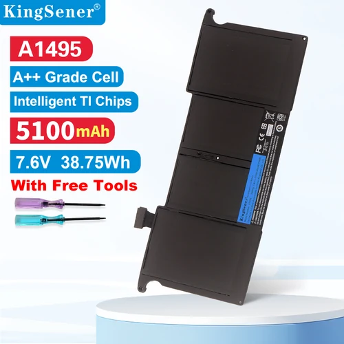 KingSener A1495 batería del ordenador portátil para Apple MacBook Air 11 ""A1465 (2013 2014 2015) MD711LL/A MD711/A MD712/A MD711/B 020-8084-A
