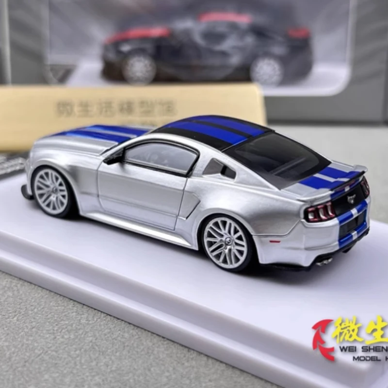 DCM 1:64 مقياس موستانج GT 2014 NFS سبيكة سيارة نموذج كلاسيكي الكبار جمع ثابت عرض هدية