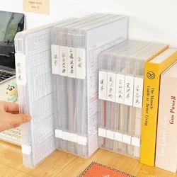 A4 Plastic Documents Storage Box For Test Paper Classification File Storage Box Desktop Organizer Stationery Storage Case