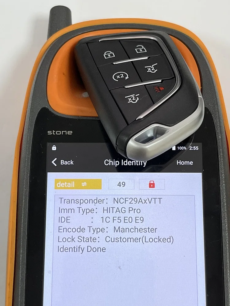 

CN030021 For 2021-2022 Cadillac Escalade 6 Button Smart Key Fob Fcc YG0G20TB1 Pn 13538864 434 Mhz 49 Chip