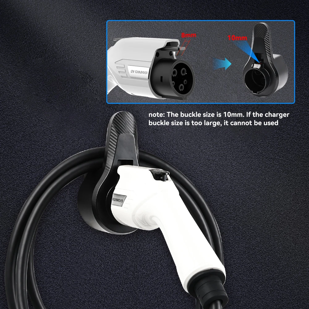 Suporte de cabo IPENGEN Ev coldre de arma Evse tipo 1 J1772 plugues para soquetes acessórios para unidades de carregamento de veículos elétricos