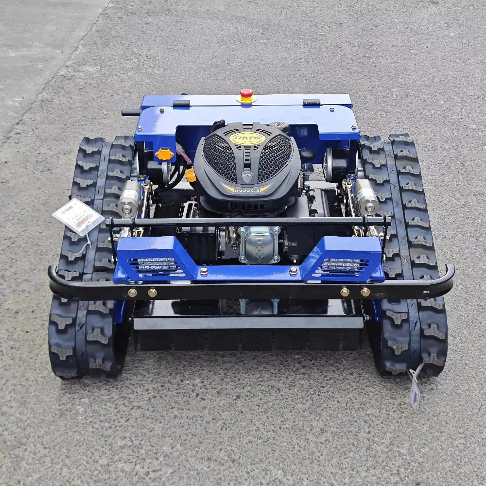 

Газонокосилка-робот на гусеничном ходу с дистанционным управлением, настраиваемая, с шириной скашивания 500 мм, для работы на склонах, для сада и газонов