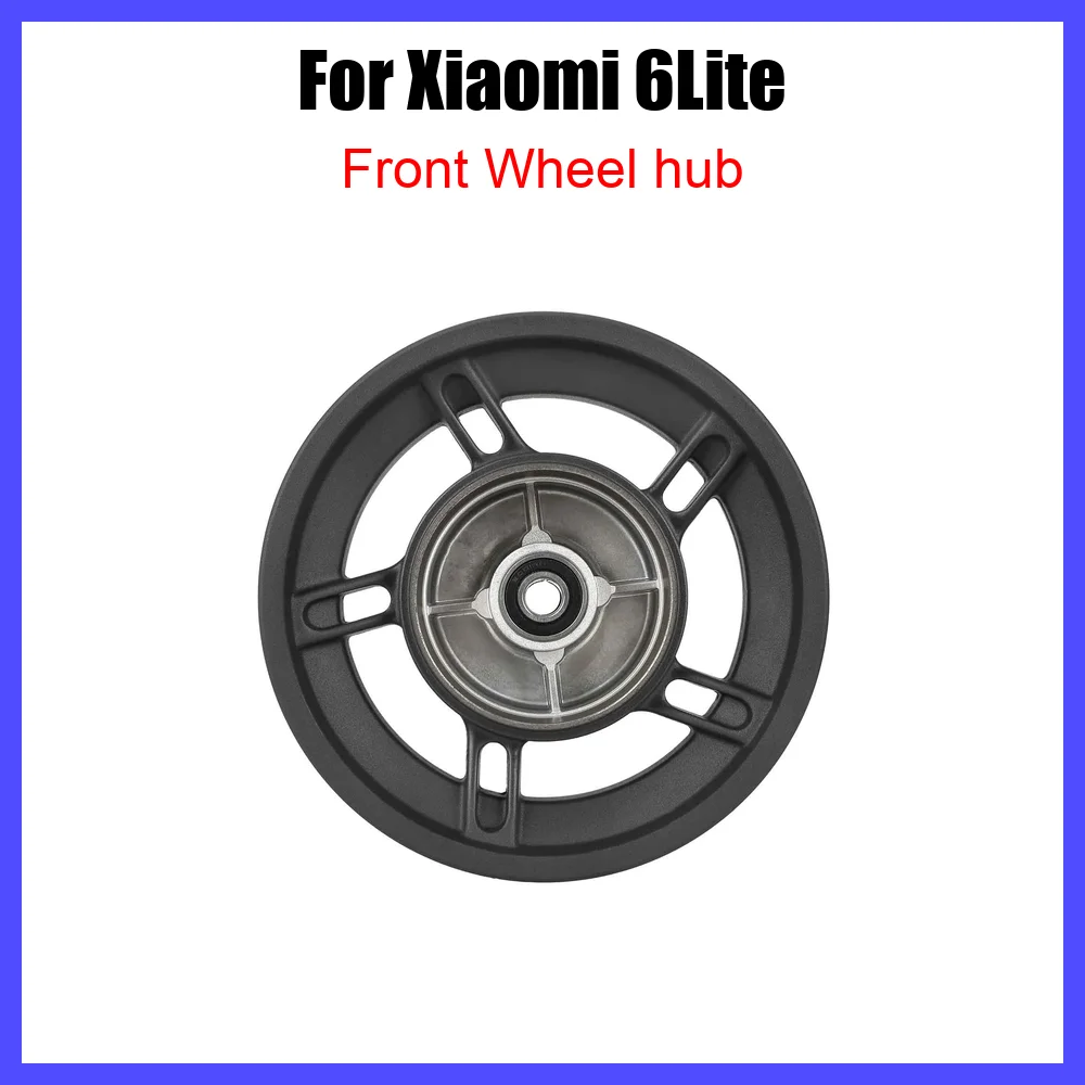 

10-дюймовый передний колесный диск из алюминиевого сплава для электросамоката Xiaomi 6 Lite Mi6Lite, высокопрочные усиленные запасные части ступицы