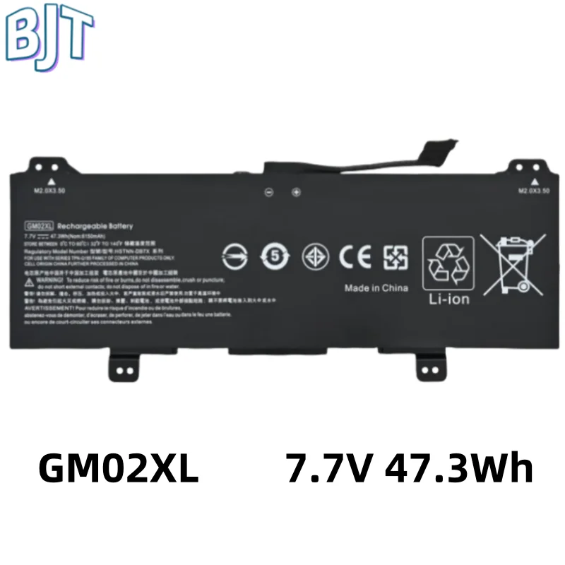 

New Laptop Battery GM02XL 7.7V 47.3Wh For HP Chromebook 14 G5 11 G6 EE HSTNN-DB7X HSTNN-UB7M 917725-855 917679-2C1 L42550-241