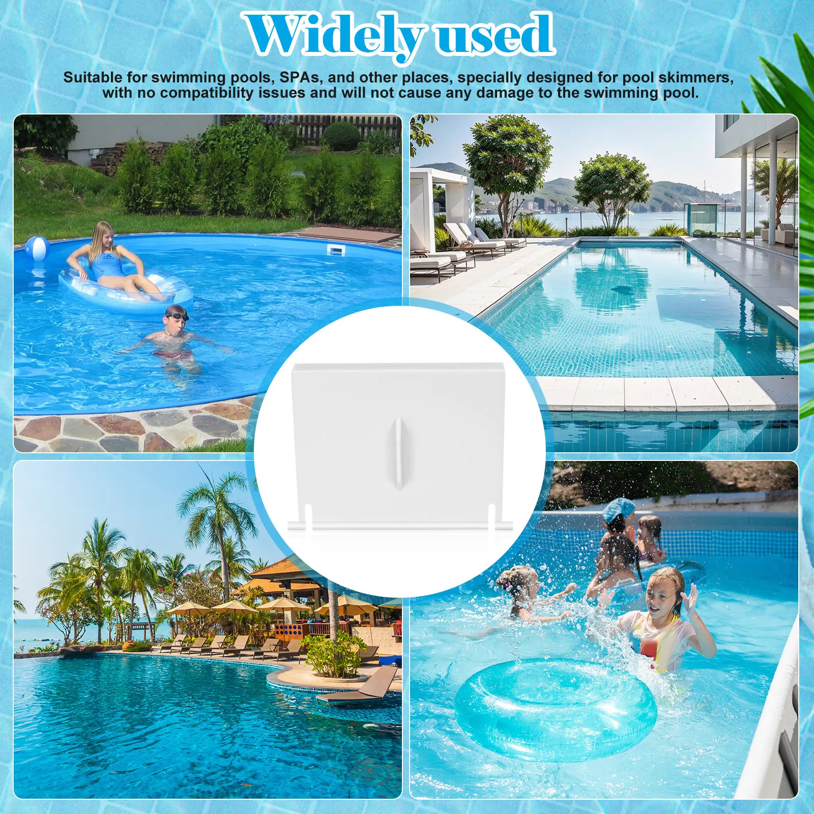 Pool Skimmer Attachment Door Flap Replacement Universal Filter Flapper above Ground Durable