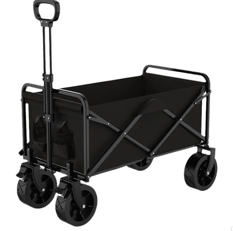 Outdoor Camping Vehicle Foldable Portable Large  Pet Stroller Dog StrollerTable Chair Solid Wood Folding Egg Roll Table