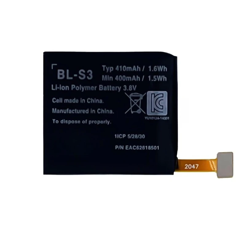 Para reloj inteligente Fácil instalación Rendimiento estable Batería Liion BL-S3 de larga duración 3 piezas