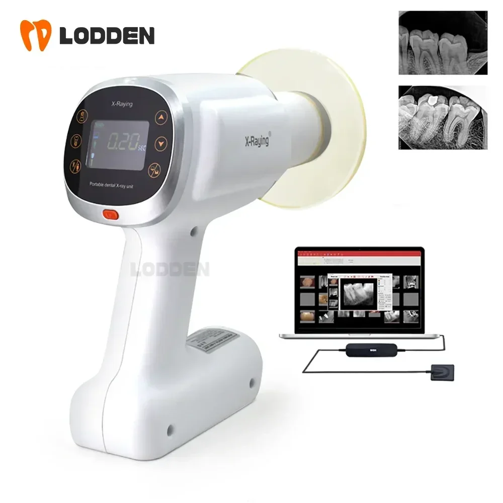 LODDEN X-ray Dental Portable Machine Oral Image Sensor System for Medical High Frequency Handheld Wireless X-Raying Machine Set