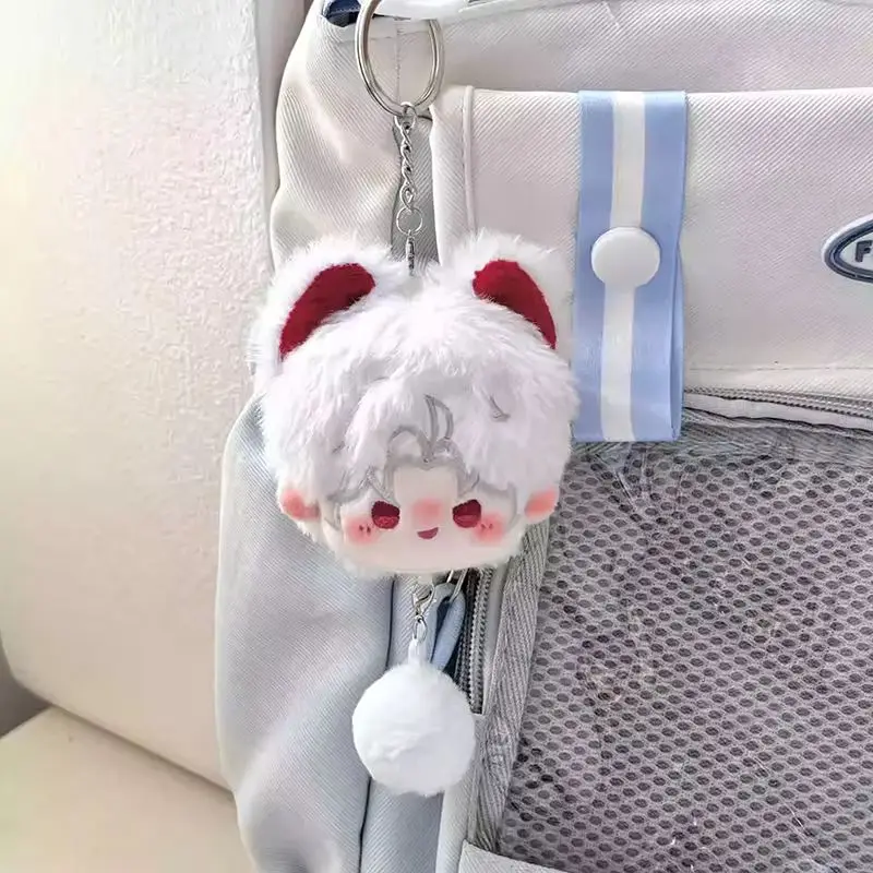 Amor e deespace jogo xavier sylus rafayel cosplay chaveiro de pelúcia figura boneca chaveiro saco mochila pingente prop presente aniversário