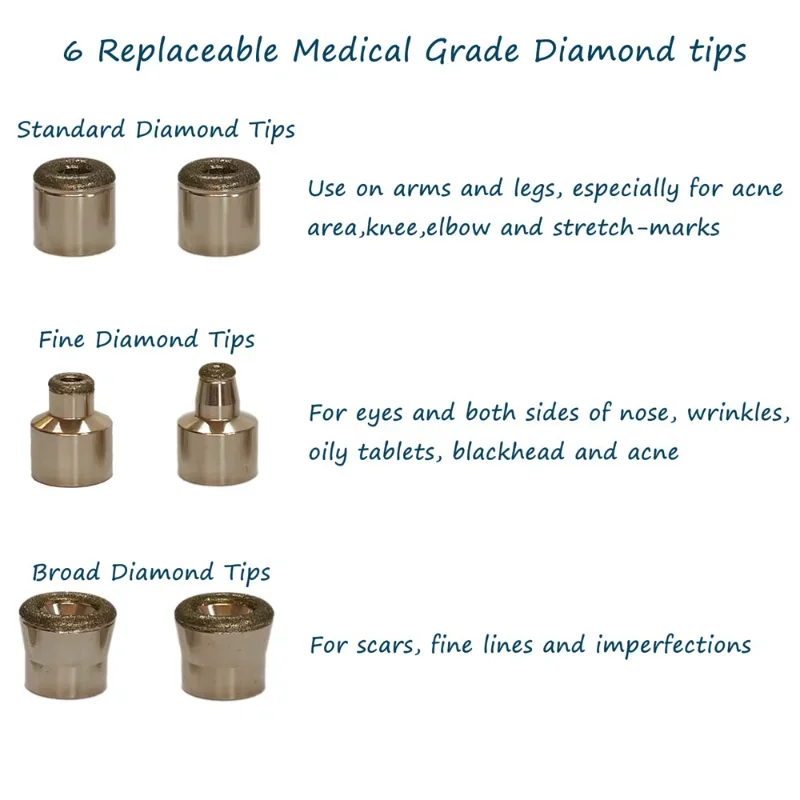 Nova elétrica portátil diamante microdermoabrasão máquina poros vácuo pele cravo remoção tonificação anti envelhecimento tratamento facial