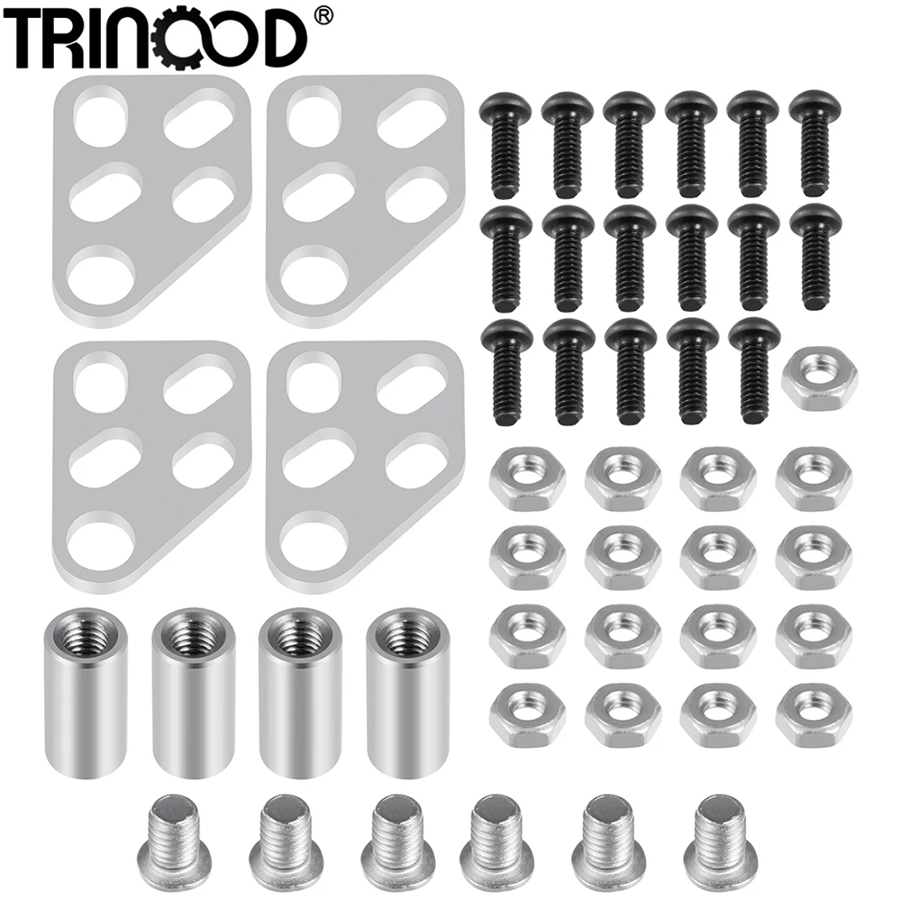 TRINOOD Metal Fender Fixed Seat Mudguard Mount for 1/14 Tamiya RC Tractor Truck DIY Simulation Decorate Parts